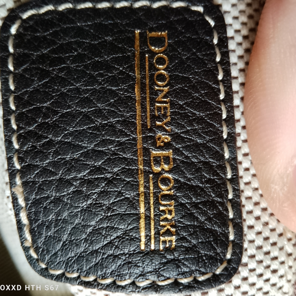 Dooney & Bourke Black Leather Patch - image 1